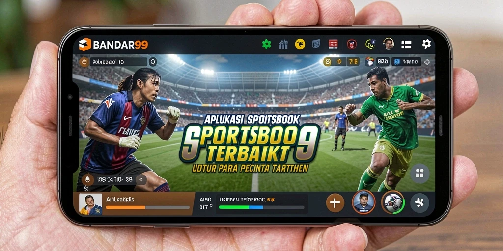Tampilan menarik dari aplikasi BANDAR99 yang menampilkan opsi taruhan olahraga.