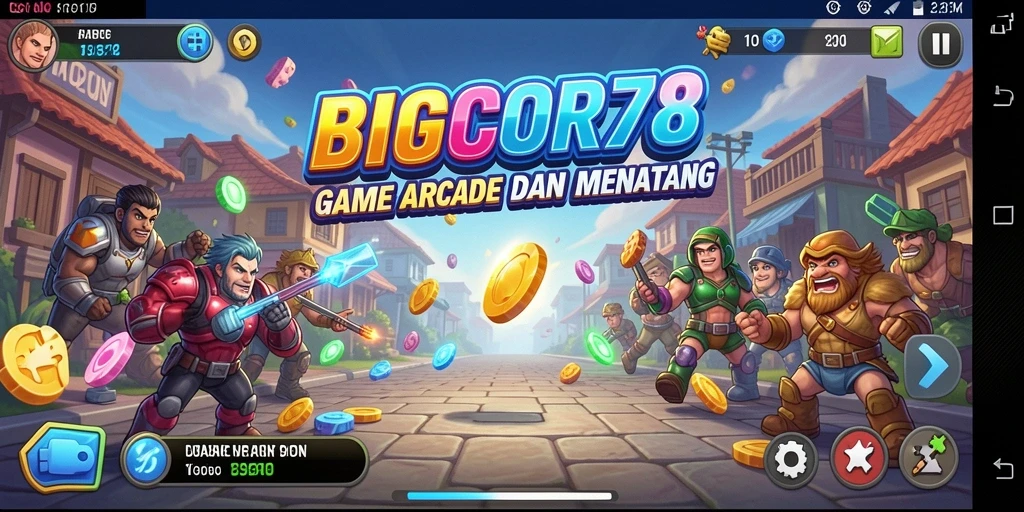 Tampilan gameplay seru dari BIGCOR78 yang menampilkan aksi cepat dan tantangan menarik.