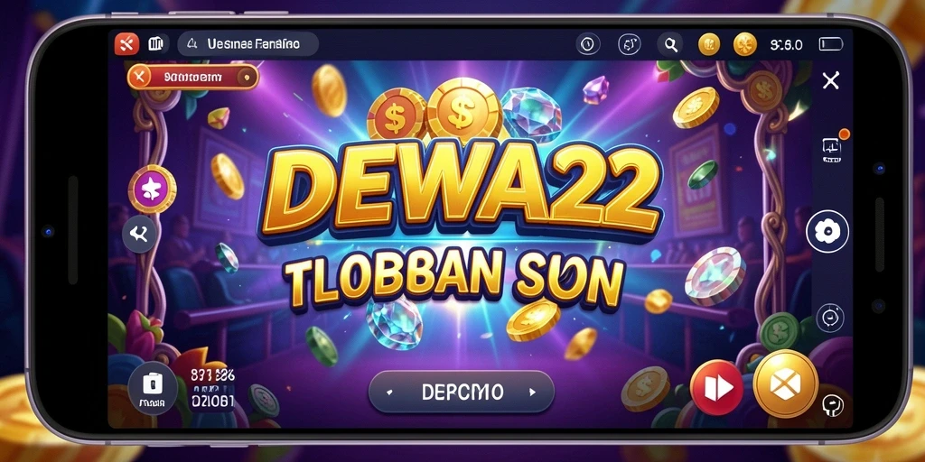 Tampilan gameplay Slot yang menarik dan penuh warna dari DEWA22.