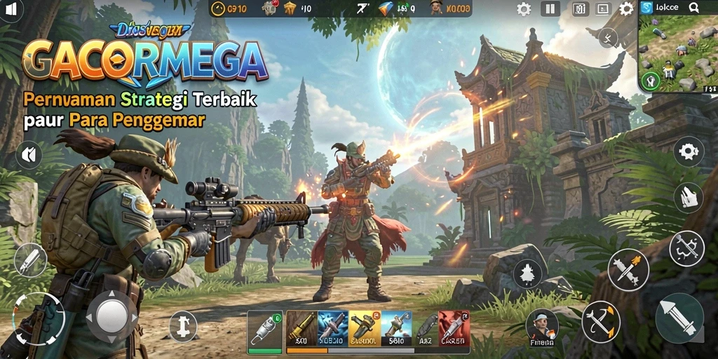 Tampilan gameplay GACORMEGA yang menarik dan strategis.