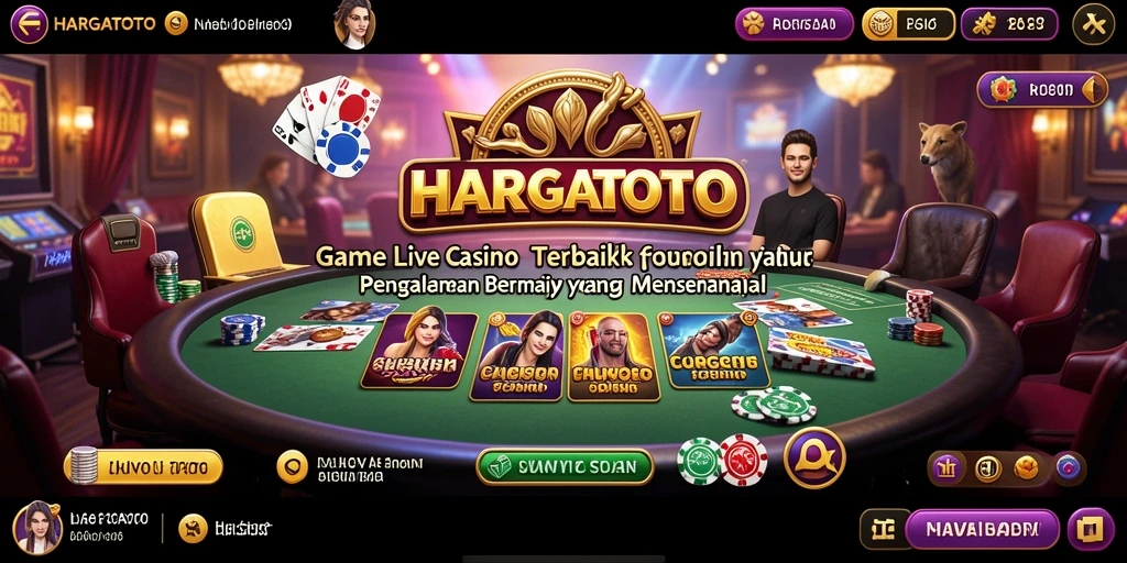 Gambaran gameplay mendebarkan di HARGATOTO Live Casino.