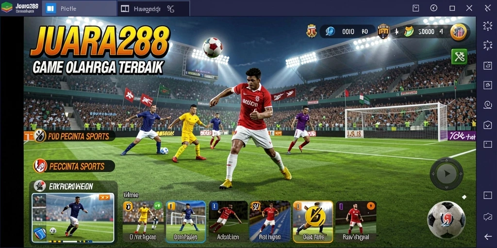 Tampilan screenshot dari gameplay JUARA288 yang mendebarkan dalam olahraga.
