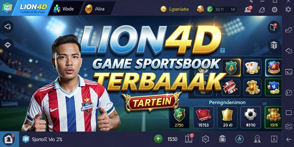 Tampilan gameplay menarik dalam aplikasi Sportsbook LION4D.