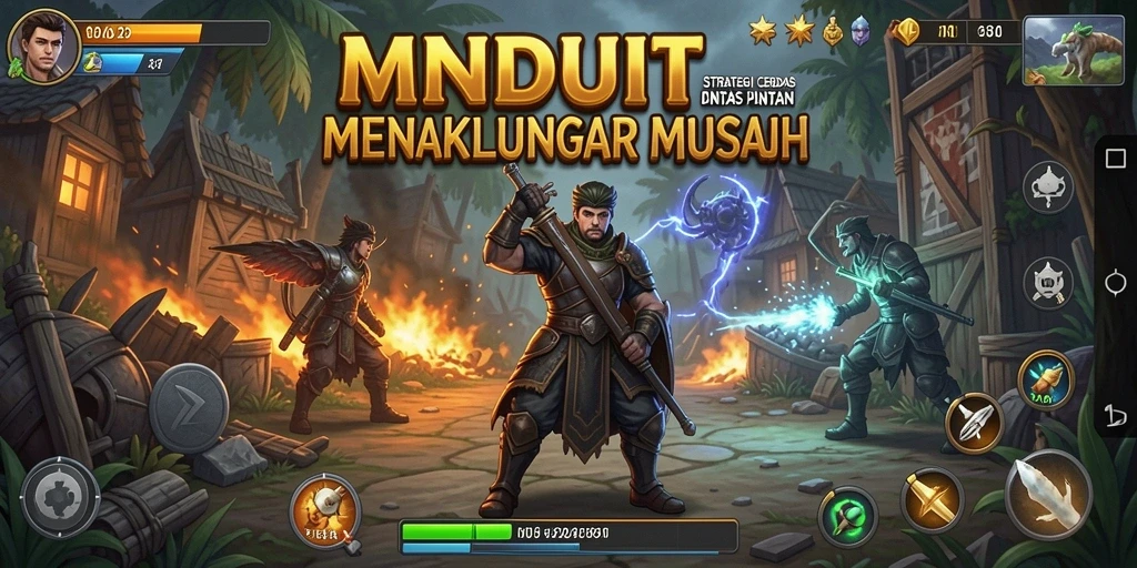 Tampilan gameplay MNDUIT yang menegangkan dan penuh strategi.