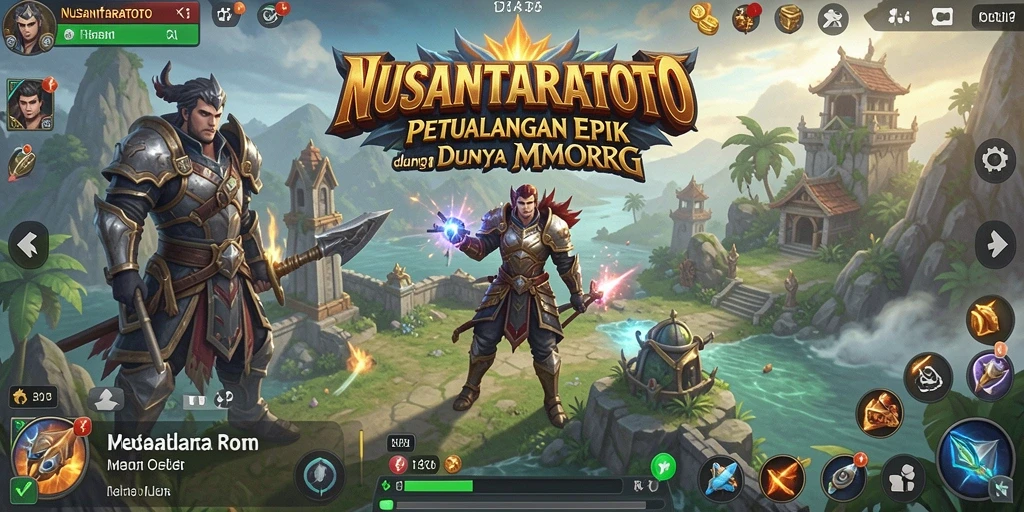 Tampilan gameplay epik dalam dunia NUSANTARATOTO