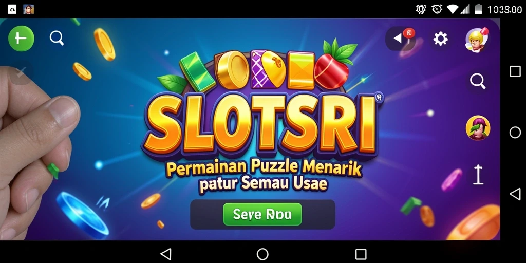 Tampilan gameplay SLOTSRI yang seru dan penuh tantangan.