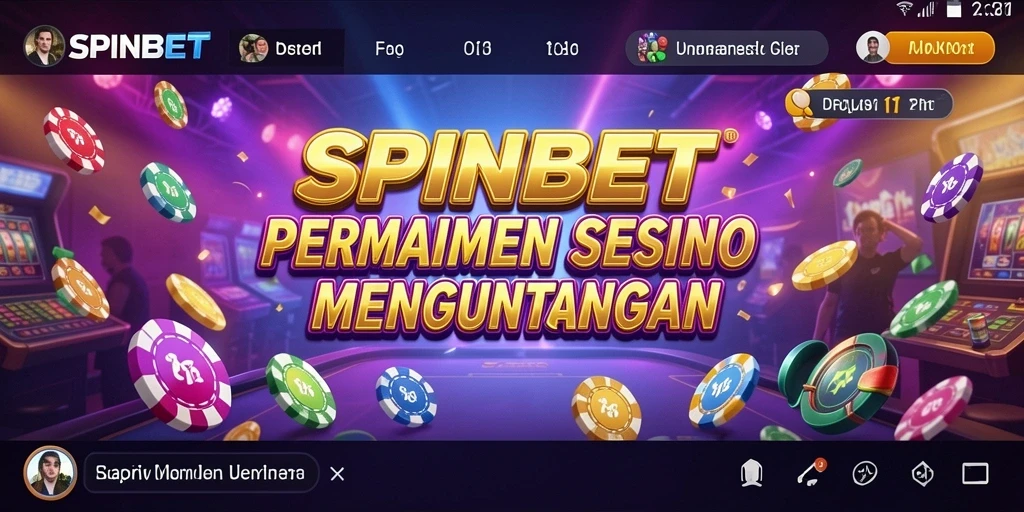 Tampilan menarik dari gameplay SPINBET yang menyediakan pengalaman kasino nyata.