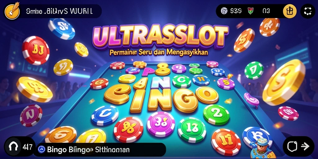 Tampilan menarik dari gameplay Bingo di ULTRASLOT.